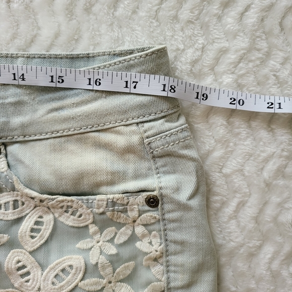 Rue 21 Denim Lace Short-Juniors - Picture 9 of 15